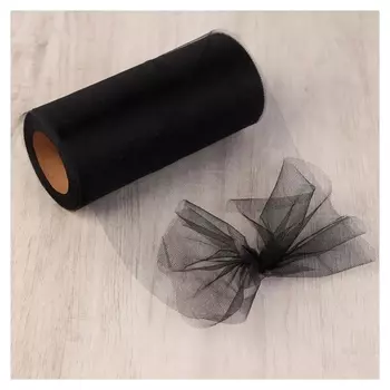 Фатин, 15 см, 11 ± 1 г/кв.м, 23 ± 1 м, цвет чёрный №21