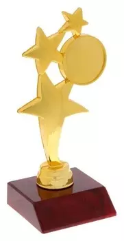 Фигура под нанесение Три звезды, коричневый цоколь