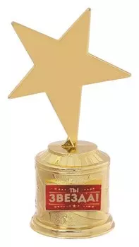 Фигура звезда литая "Ты звезда!"