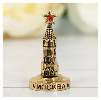 Фигурка «Москва. спасская башня», под золото