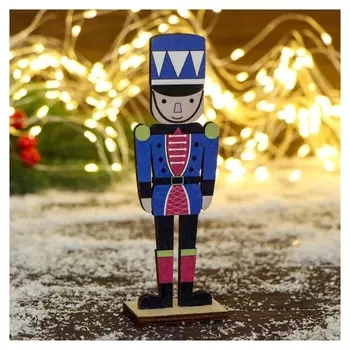 Фигурка новогодняя "Солдатик" 4,5х15 см