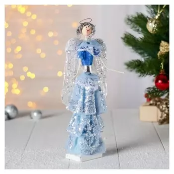 Фигурка новогодняя "Воздушный ангел в голубом платье"