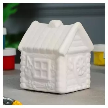 Фигурка-раскраска "Избушка", под роспись, 10 см