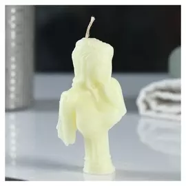 Фигурная свеча "Античный бюст девушки" молочная, 10см