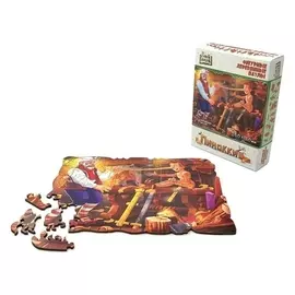 Фигурный деревянный пазл «Пиноккио»