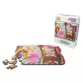 Фигурный деревянный пазл «Принцесса на горошине»