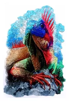 Фигурный пазл «Игуана»