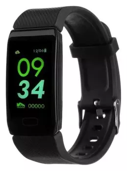 Фитнес-браслет Ritmix Rfb-440, 1.14", цветной дисплей, пульсомер, оповещения, 90 мач, чёрный