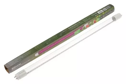 Фитолампа светодиодная TDM "Фито", T8, G13, 9 Вт, 600 мм, 230 В, мультиспектральная