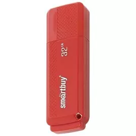 Флэш-диск 32 GB, SMARTBUY Dock, USB 2.0, красный