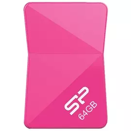 Флэш-диск 64 GB SILICON POWER Touch T08 USB 2.0, розовый