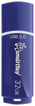 Флеш-диск 32 GB Smartbuy Crown USB 3.0, синий, Sb32gbcrw-bl