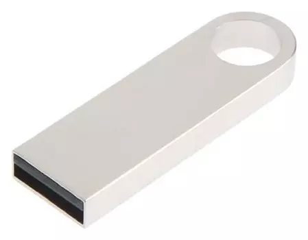 Флешка E 292, 8 ГБ, Usb2.0, чт до 25 мб/с, зап до 15 мб/с, серебристая