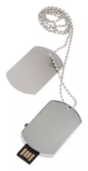 Флешка E 312 "Жетон", 16 ГБ, Usb2.0, чт до 25 мб/с, зап до 15 мб/с, серебристый