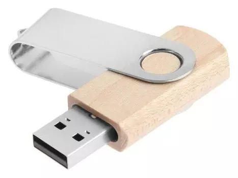 Флешка E 788, 32 ГБ, Usb2.0, чт до 25 мб/с, зап до 15 мб/с, деревянная