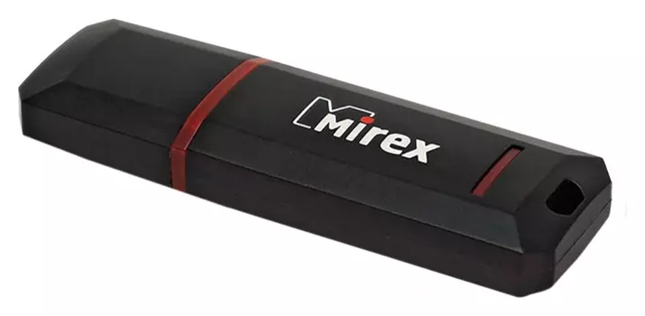 Флешка Mirex Knight Black, 64 Гб, Usb2.0, чт до 25 мб/с, зап до 15 мб/с, черная