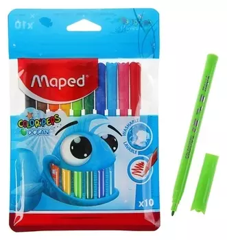 Фломастеры 10 цветов Color Peps Ocean