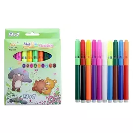 Фломастеры, 10 цветов, вентилируемый колпачок, «Магические»