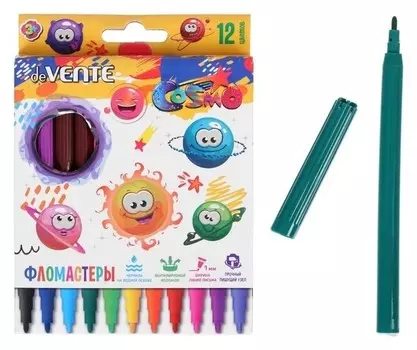 Фломастеры 12 цветов Cosmo