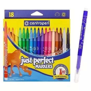 Фломастеры 18 цветов Perfect