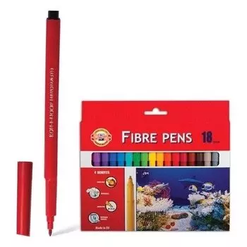 Фломастеры 18 цветов "Рыбки"