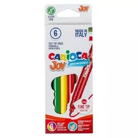 Фломастеры 6цв.,carioca Joy, 40613