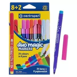 Фломастеры Centropen Duomagic 2599/10, 1.8 мм, 10 цветов
