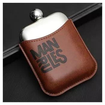 Фляжка "Man Rules", 180 мл