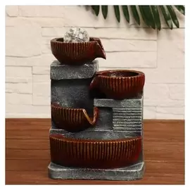 Фонтан "Бланка" чаши, 18х15х29 см (С подсветкой)