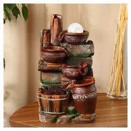 Фонтан "Кувшин здоровья" 19,5х15х34 см (С подсветкой)