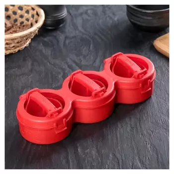 Форма для фарширования котлет тройная Stufz, 25×10×5,5 см