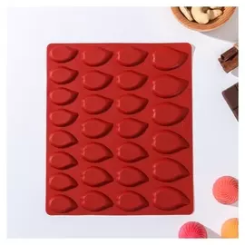 Форма для льда и кондитерских украшений «Листопад», 24 ячейки, 19×16×0,8 см