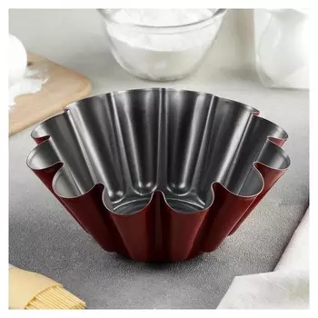 Форма для ромовой бабы и кулича «Бутон», 19,5×9 см, антипригарное покрытие