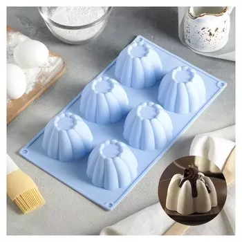 Форма для выпечки 29,5 х 17,5 см "Тор", 6 ячеек