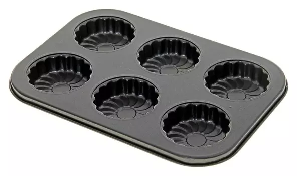 Форма для выпечки доляна «Гербера», 27×18 см, 6 ячеек, антипригарное покрытие