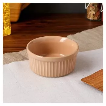 Форма для выпечки "Рамекин", бежевый, керамика, 0.25 л
