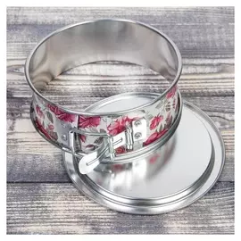 Форма для выпечки разъёмная «Розарий», 13×4,7 см