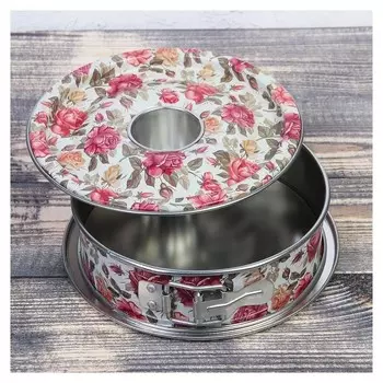 Форма для выпечки разъёмная «Розарий», 17,5×6 см