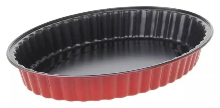 Форма для выпечки «Ренард. рифлёный овал», 30×22 см, антипригарное покрытие