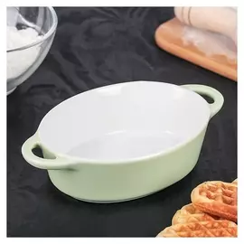 Форма для запекания 18,5x11x4,5 см "Долли", цвет зелёный