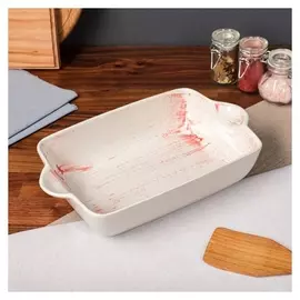 Форма для запекания "Прямоугольная", красный лофт плюс, 2 л