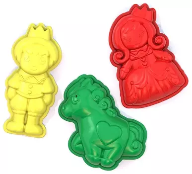 Формочки "Сказка: Конь, принц, принцесса"