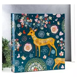 Фотоальбом 256 фото 13х18 см, 364 фото 10х15 см "Олень", в коробке 35х33,5х6,5 см