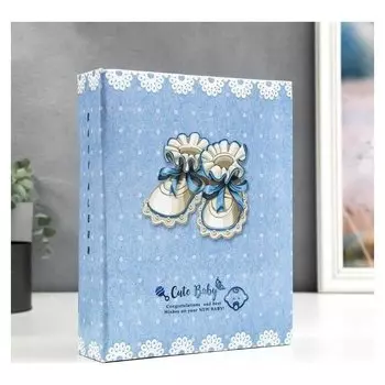 Фотоальбом Brauberg "Baby Shoes" на 200 фото 10х15 см