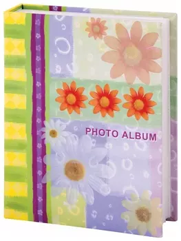 Фотоальбом Brauberg на 200 фотографий 10х15 см, твердая обложка, "Настроение", разноцветный