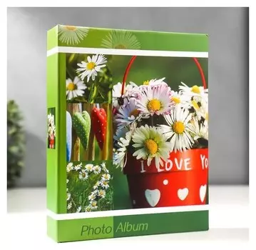 Фотоальбом Fotografia на 200 фото, 10x15 см., "Ромашки"