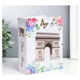 Фотоальбом на 100 фото 10х15 см "Башни в цветах" 16,5х12,7х4,8 см