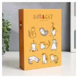 Фотоальбом на 100 фото 10х15 см "Игривые котики" 17х13х5 см