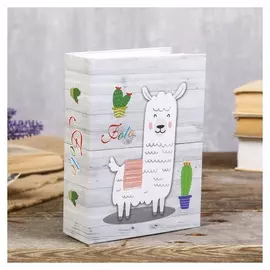 Фотоальбом на 100 фото 10х15 см "Лама" 16х12,5х5,5 см