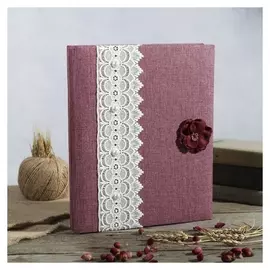 Фотоальбом на 100 фото 13х18 см "Прованс. рошель" текстиль 32,5х27,5х4 см